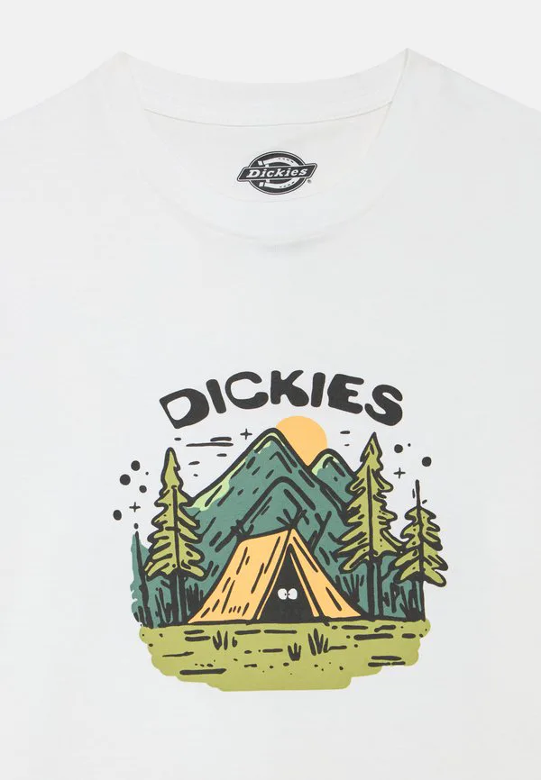 Футболка с графическим принтом на тему лагеря Dickies, White — фото 3