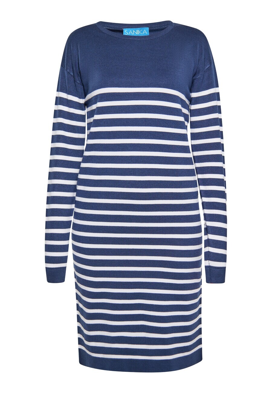 

Вязаное платье SANIKA Knitted dress, морской синий