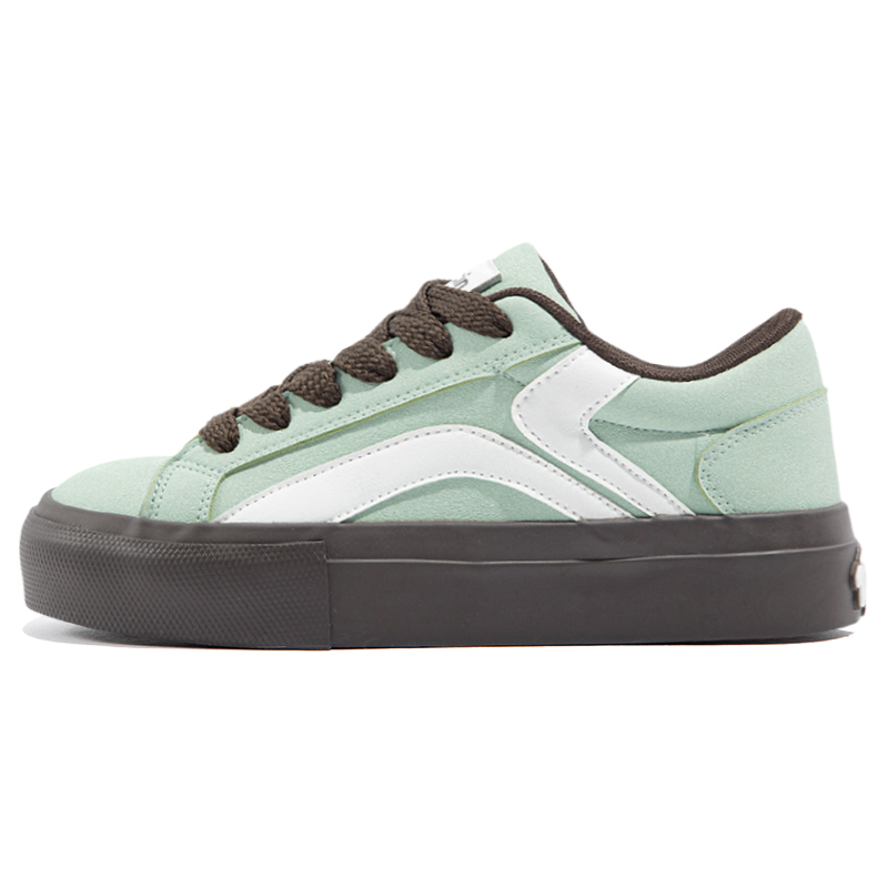 

Обувь Pie Shoes цвета морской соли, молока и кофе, износостойкая, нескользящая, низкая, для скейтбординга, мужская TUOPIN, Sea Salt Milk Coffee[Men'S-Monochrome Base]