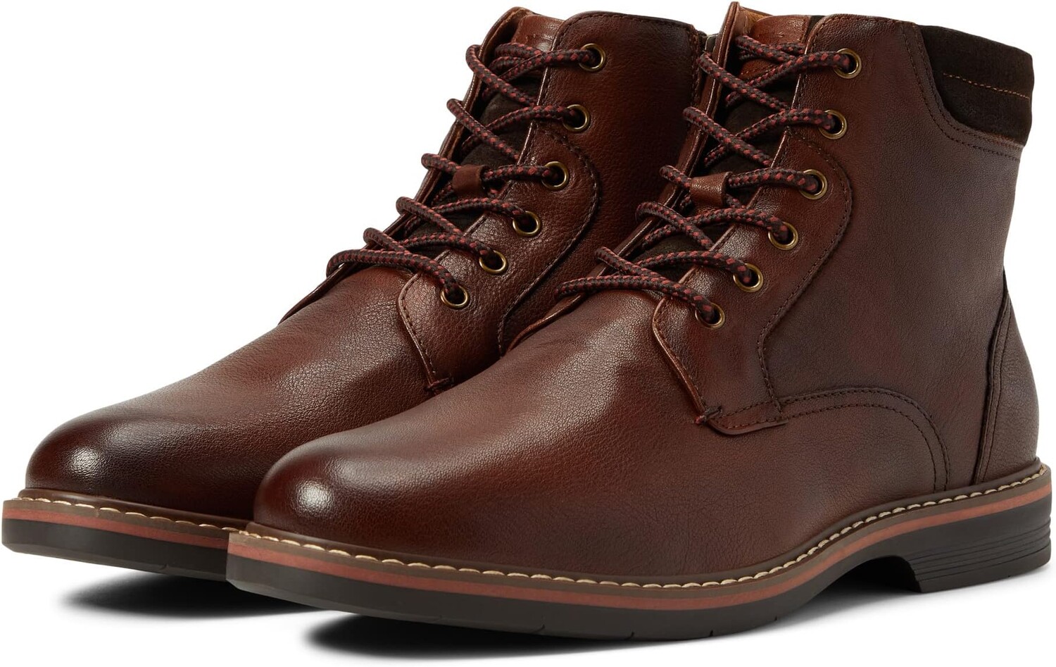 

Ботинки на шнуровке Norwalk Plain Toe Lace-Up Boot Florsheim, цвет Cognac Smooth Leather
