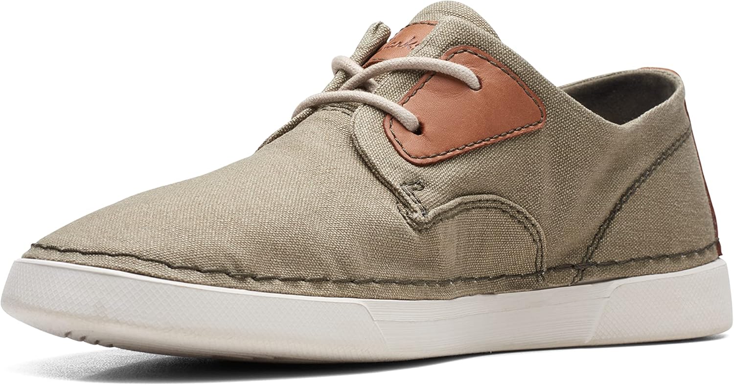 Мужские кроссовки Clarks Gereld Tie, оливковый — фото 4