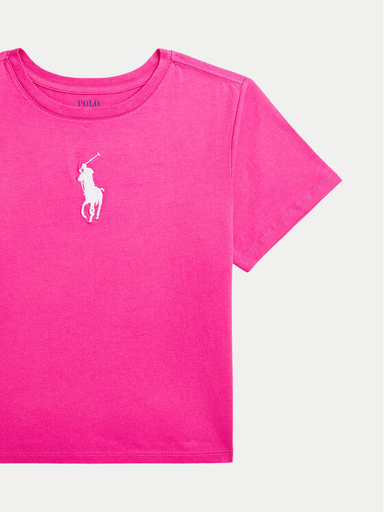 Футболка свободного кроя 313957340001 Polo Ralph Lauren, розовый — фото 3
