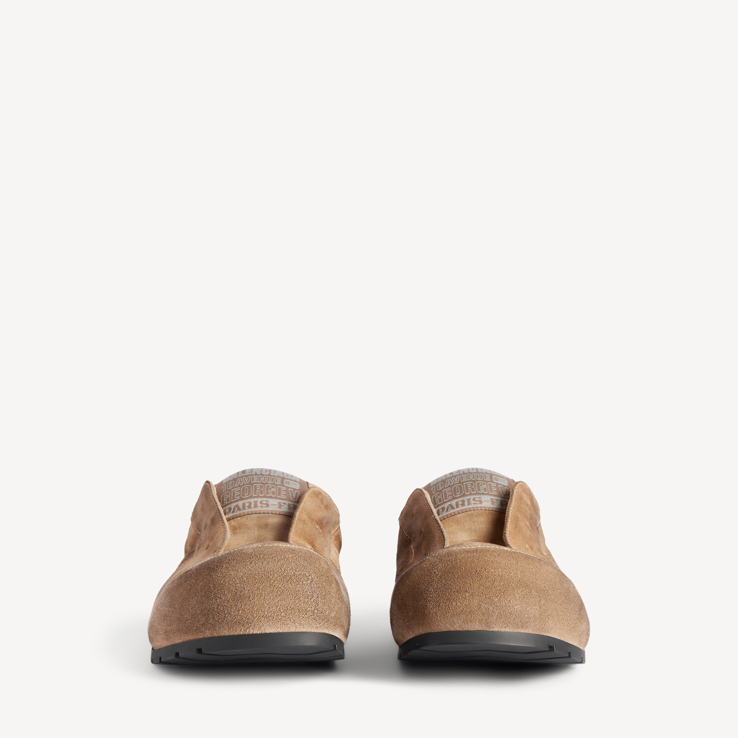 BALENCIAGA Мужские мюли Dumbo бежевого цвета — фото 3