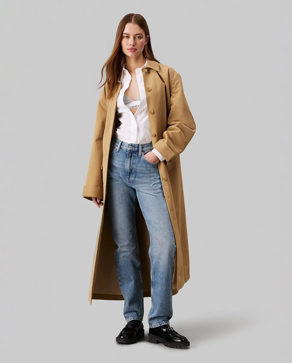 

Женские джинсы Slim fit с высокой посадкой Calvin Klein Jeans, голубой