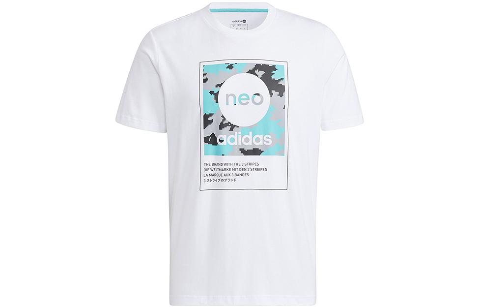

Adidas Neo Футболка мужская белая, Белый, Adidas Neo Футболка мужская белая