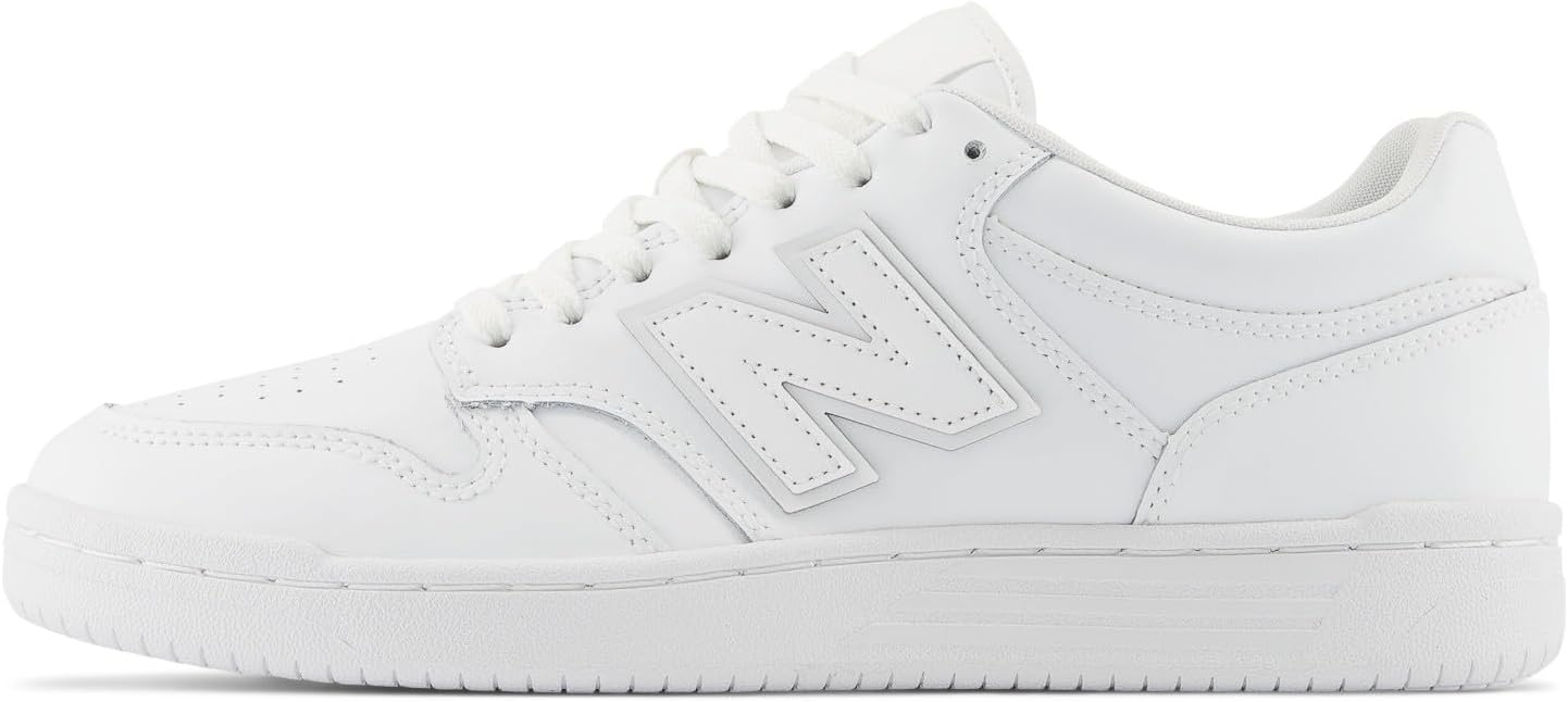 Кроссовки New Balance Unisex-Adult 480 V1, White/White/White — фото 4
