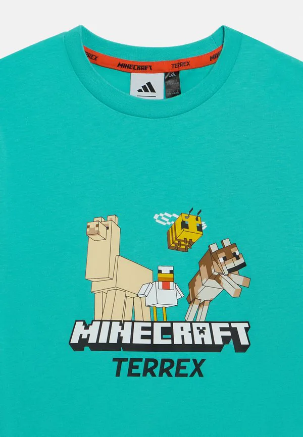 Футболка унисекс с принтом minecraft Adidas Terrex, Mint Rush — фото 3
