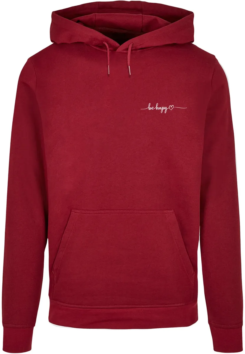 

Толстовка с капюшоном Merchcode " Merchcode Men's Be Happy Basic Hoody", цвет Burgundy