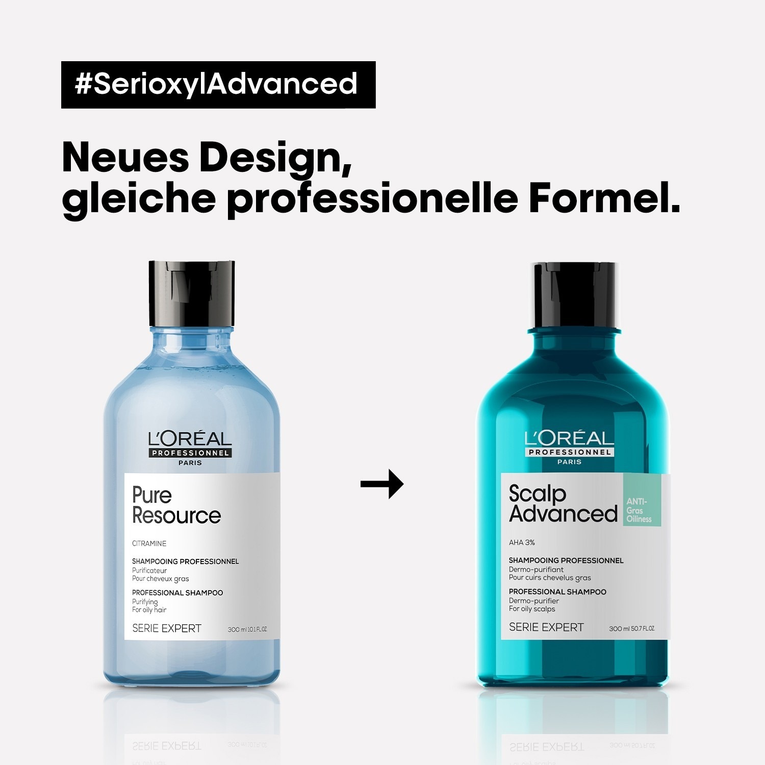 Шампунь serie expert scalp advanced anti-oiliness dermo-purifier L Oreal Professionnel Paris, объем 300 мл — фото 4