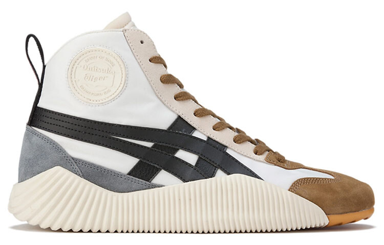 Onitsuka Tiger Acromount Lifestyle Shoes Unisex High-top White/Brown — фото 2
