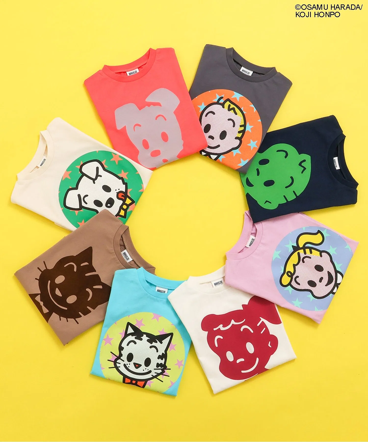 Детская футболка OSAMU GOODS с принтом синяя — фото 3