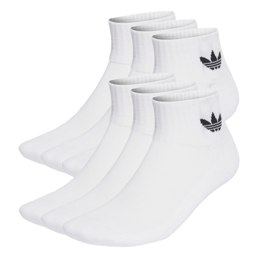 

Носки ADIDAS ORIGINALS Mid Ankle 6 Pairs, White
