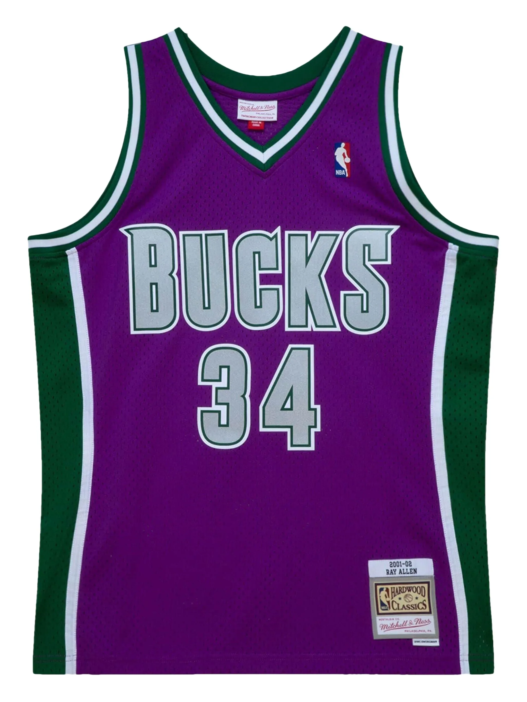 

Топ Ray Allen NBA Milwaukee Bucks 2011 Swingman Mitchell & Ness, фиолетовый