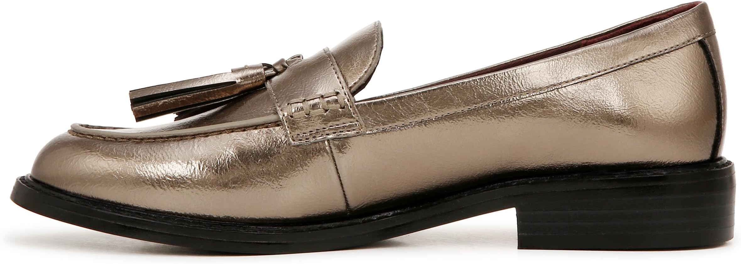 Лоферы Franco Sarto Carolyn Low Slip-ons, цвет Pewter Metallic — фото 4