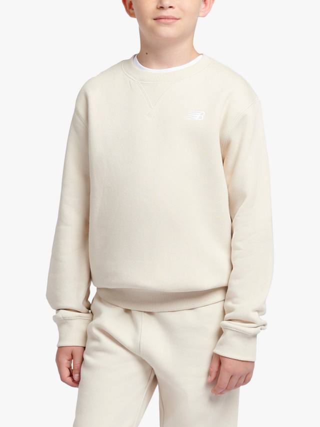 

Детский свитшот с маленьким логотипом New Balance, Linen