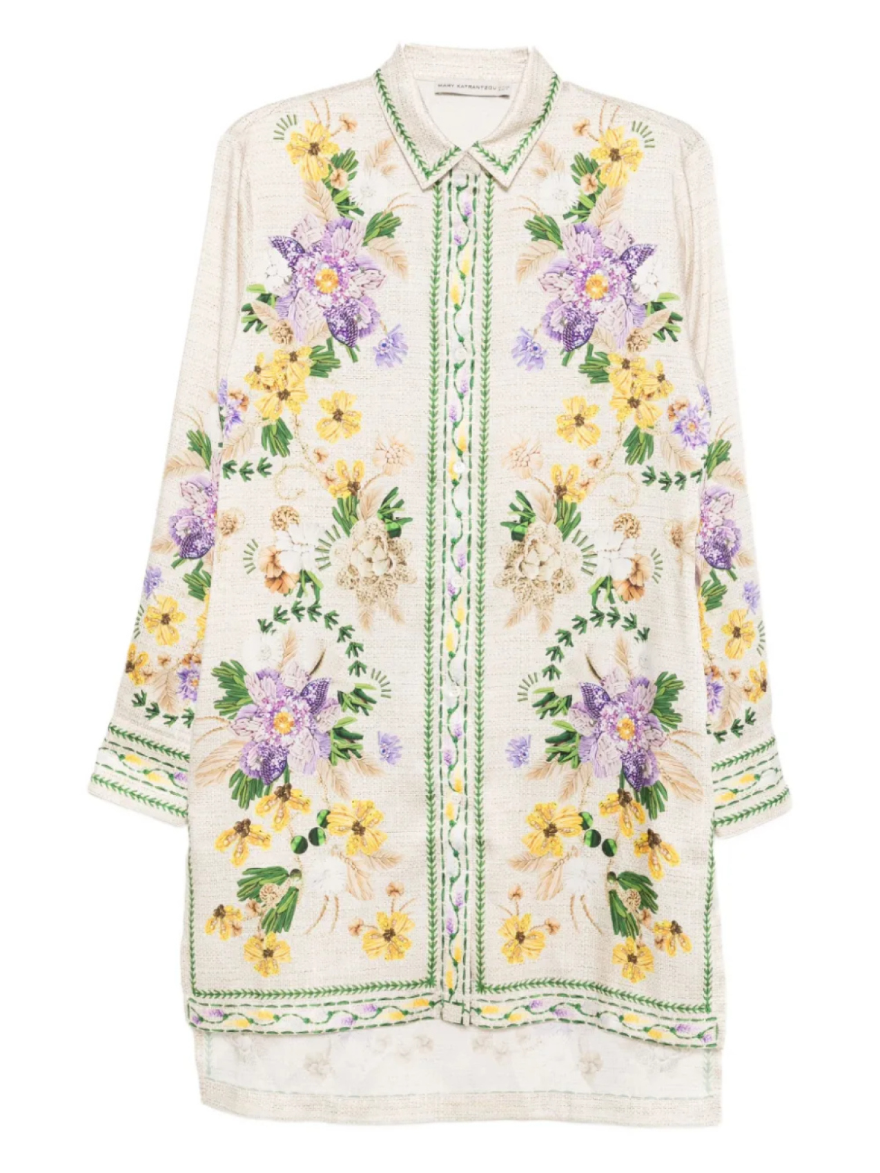 

Рубашка Мэри Катранзу Верона Mary Katrantzou, нейтральный