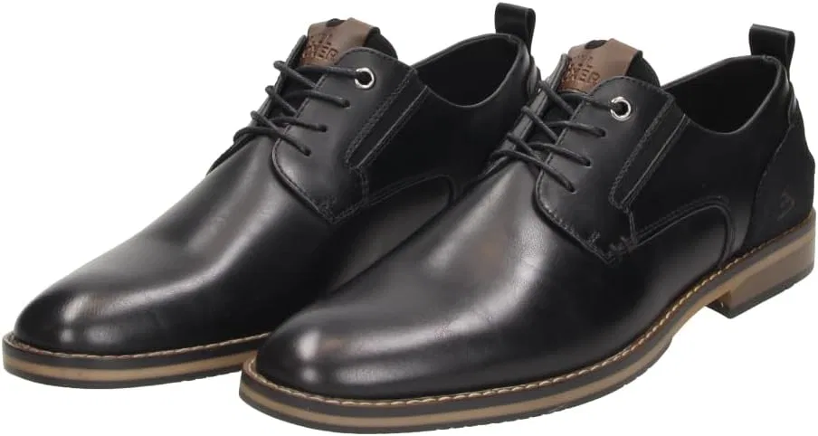 Туфли BULLBOXER Dress Casual Shoes, Casual Shoes, Business Shoes, Men's Fashion, Shoes for Men in 41 42 43 44 45 46 47, Black