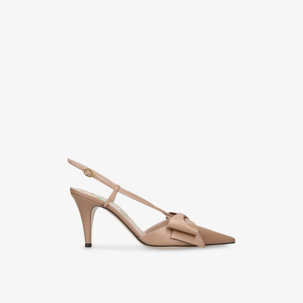 Туфли Valentino Garavani Bowow Pump 85 на каблуке, розовый