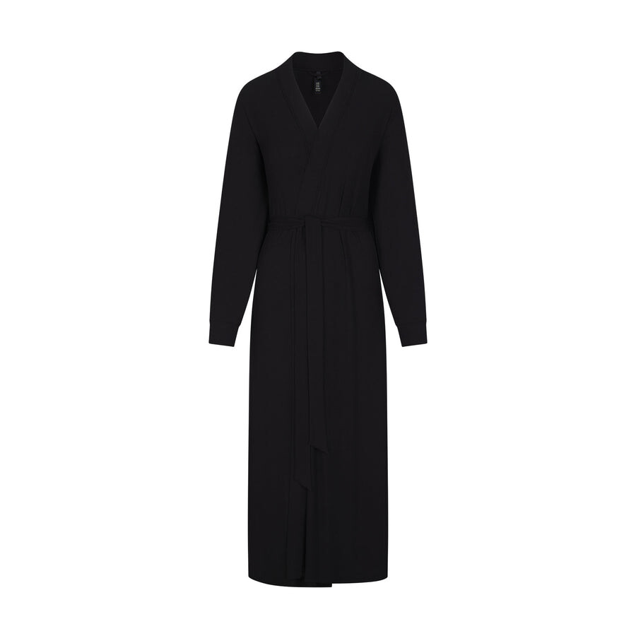 

Длинный халат SKIMS Soft Lounge, цвет Onyx
