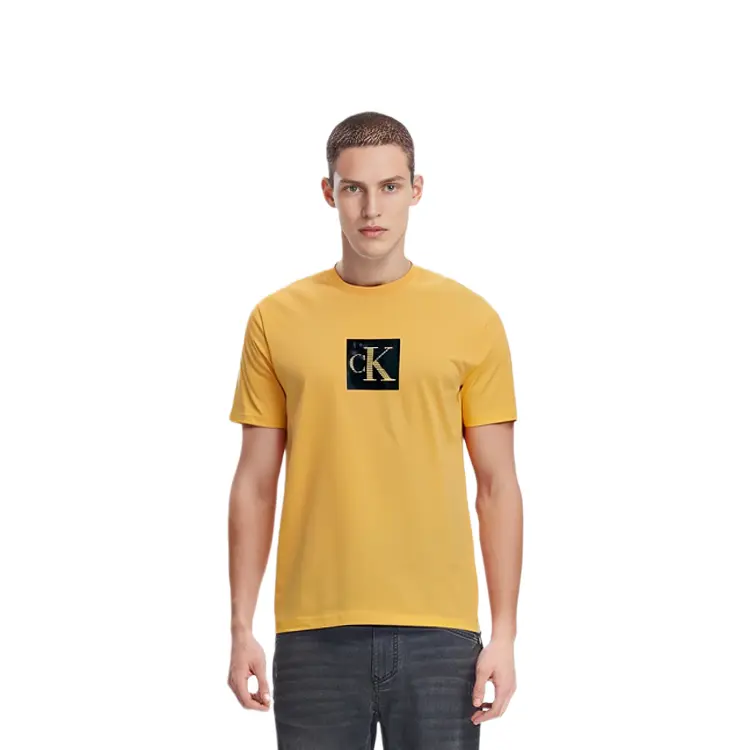 Футболка мужская Куркума Calvin Klein, цвет Turmeric — фото 2