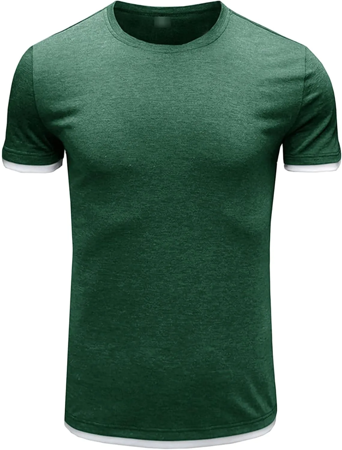 

Мужская футболка Slim Fit Basic Cotton, короткий рукав, Crewneck JEsilunmaMY