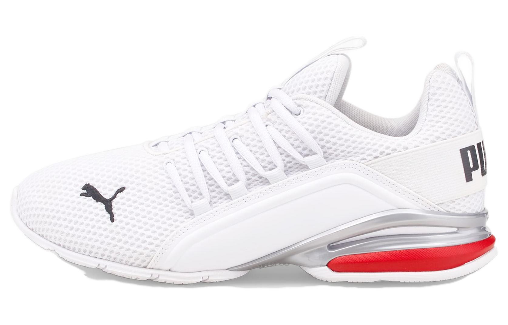 

PUMA Акселион противоскользящие низкие кроссовки мужские бело-красные, цвет White Red