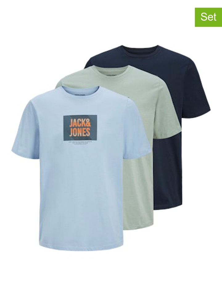 

Футболка Jack & Jones, цвет blau/grün