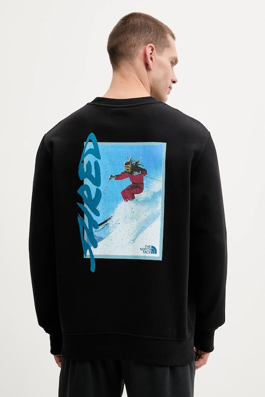 

Хлопковая толстовка The North Face, черный