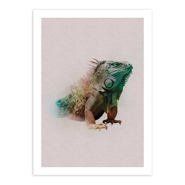 

Фреска Komar Animals Paradise Iguana, разноцветный