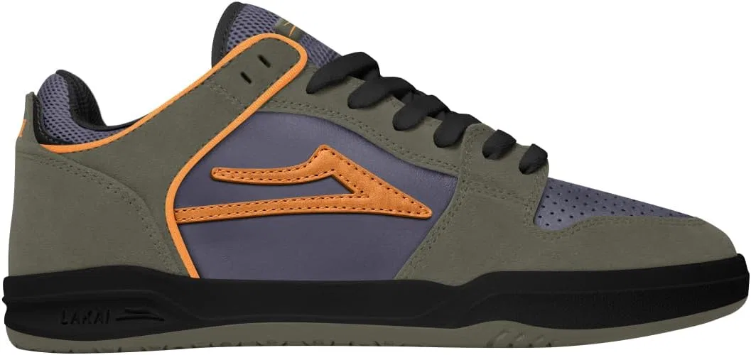 Мужские скейтбордистские кроссовки Lakai Cardiff - дышащие повседневные кроссовки, Ivy Graystone Orange