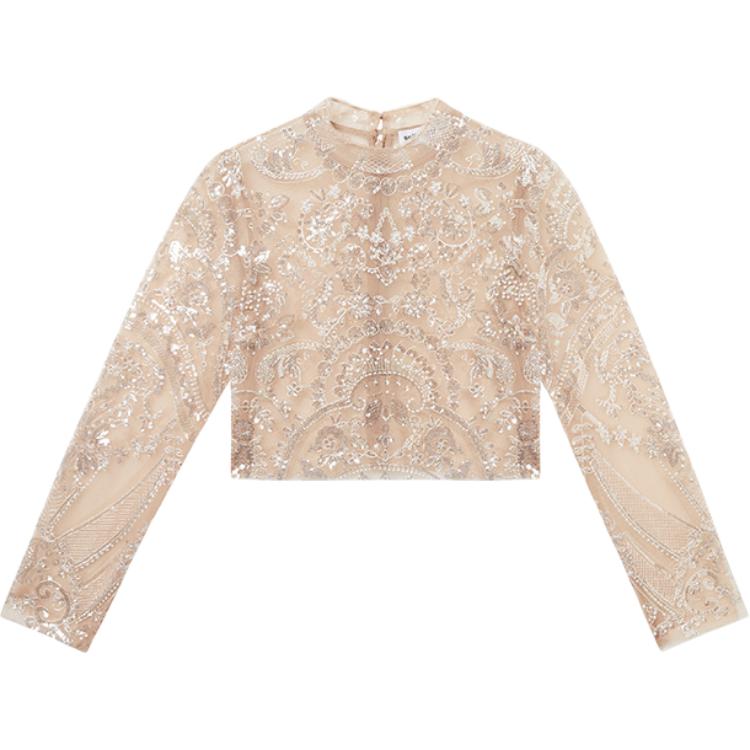 

Футболка Regular женская Self Portrait Self-portrait, серебро