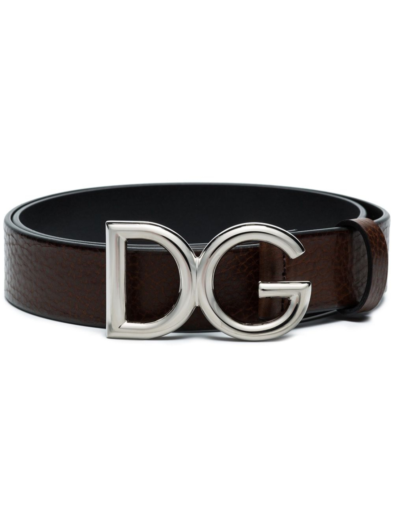 

Dolce & Gabbana ремень с пряжкой DG, коричневый