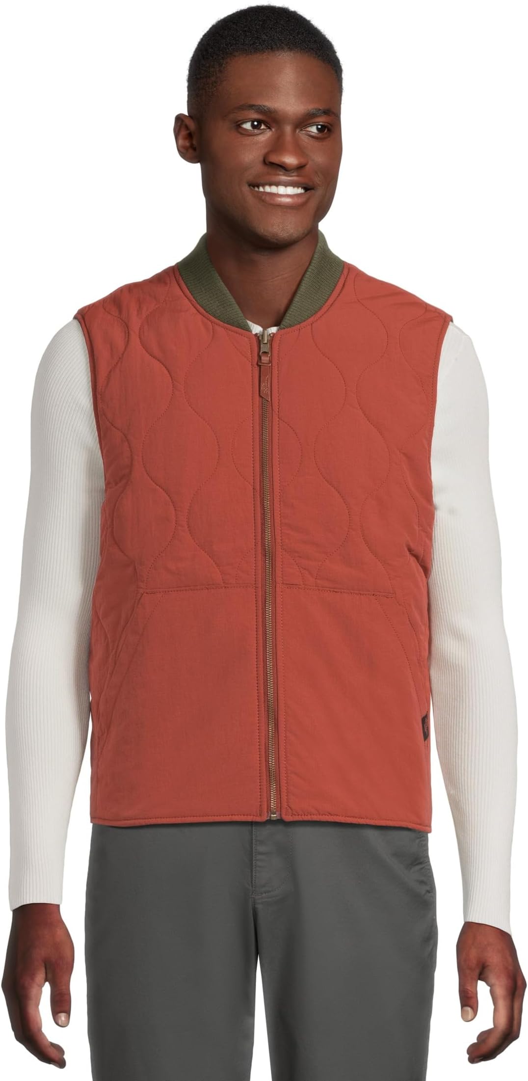 

Жилет L.L.Bean Signature Reversible Camp Vest Lined Regular, цвет Dark Russet/Navy