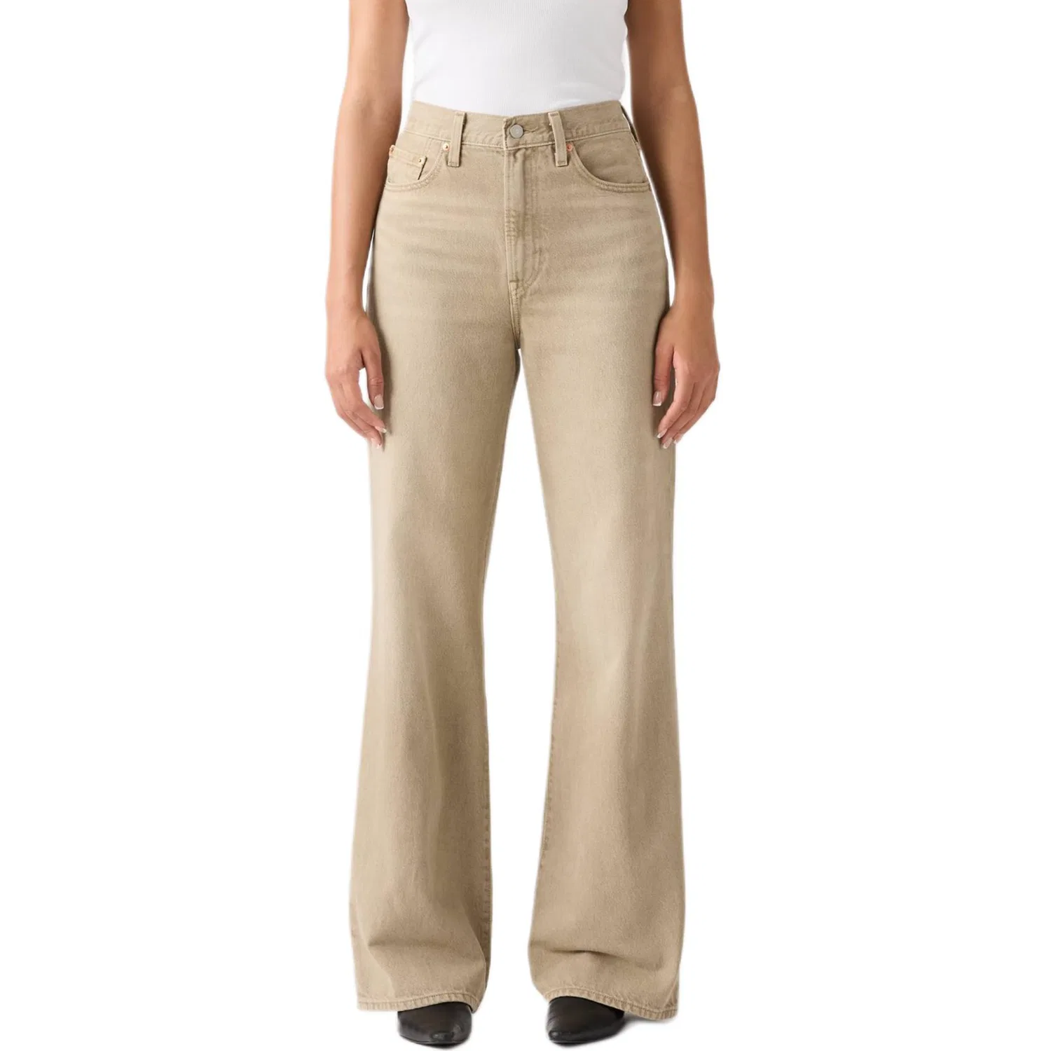 Джинсы женские brown moderate wide leg Levis