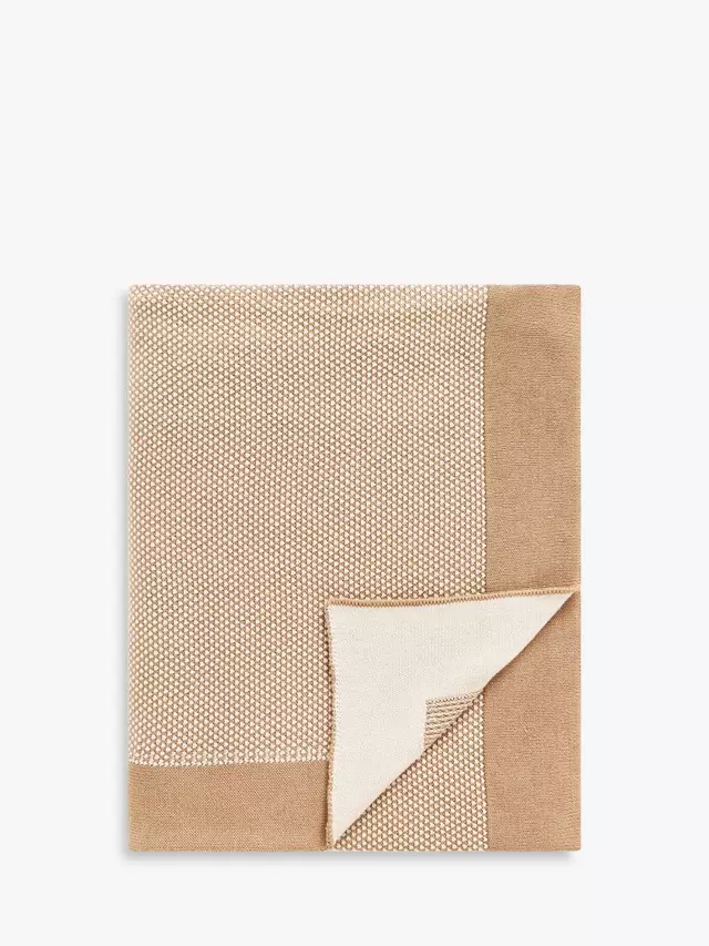 

Плед John Lewis Honeycomb, песочный