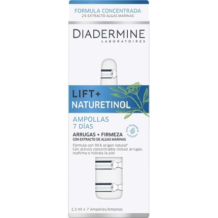 

Lift+ Naturetinol, ампулы против морщин и упругости, 7 х 1,3 мл, Diadermine