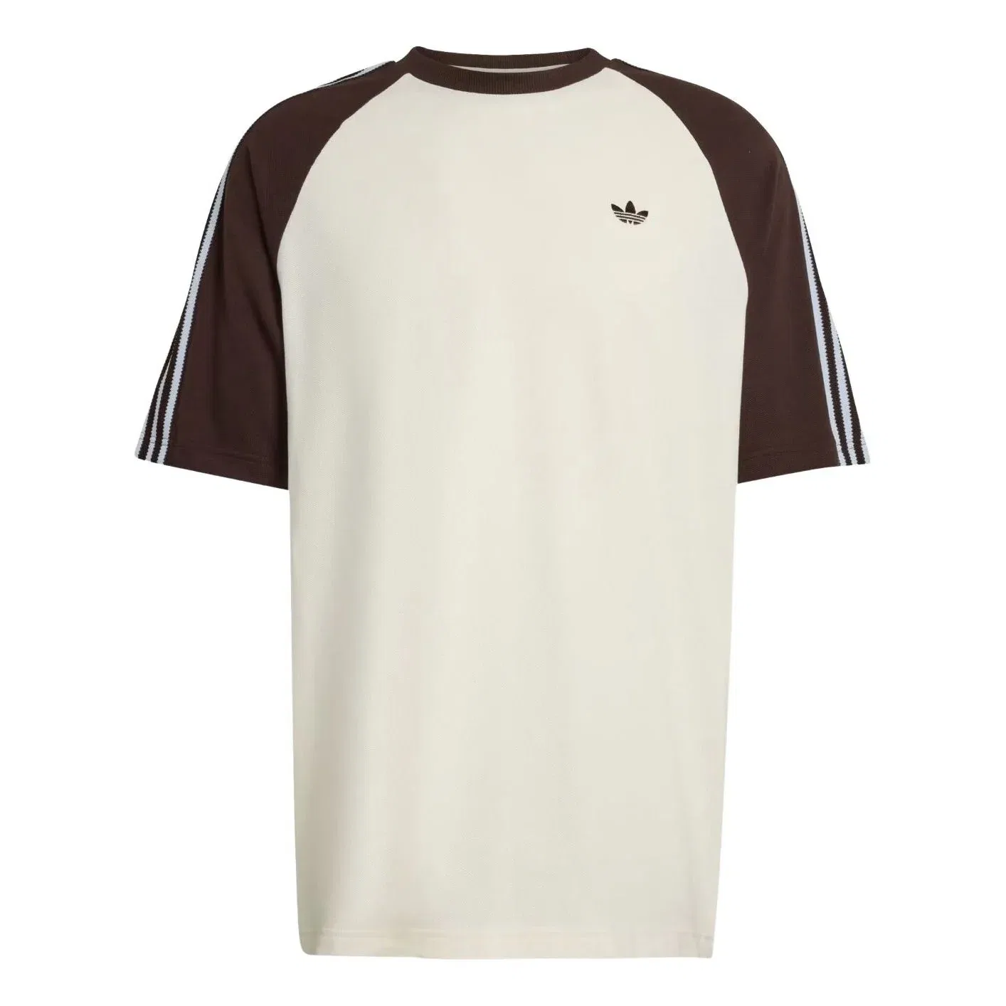 Футболка Adidas Britcore Ringer с коротким рукавом, бежевый