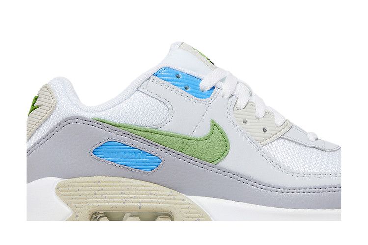 Кроссовки Nike Air Max 90 GS 'Evergreen', белый — фото 3