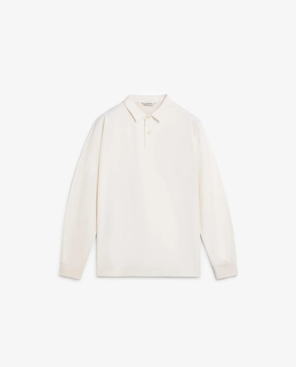 

Мужское поло с длинными рукавами с вышитым черепом того же цвета Scalpers