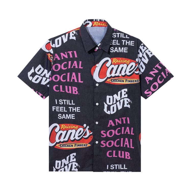 

Куртка Anti Social Social Club x Raising Canes Trademark Button Up, Black