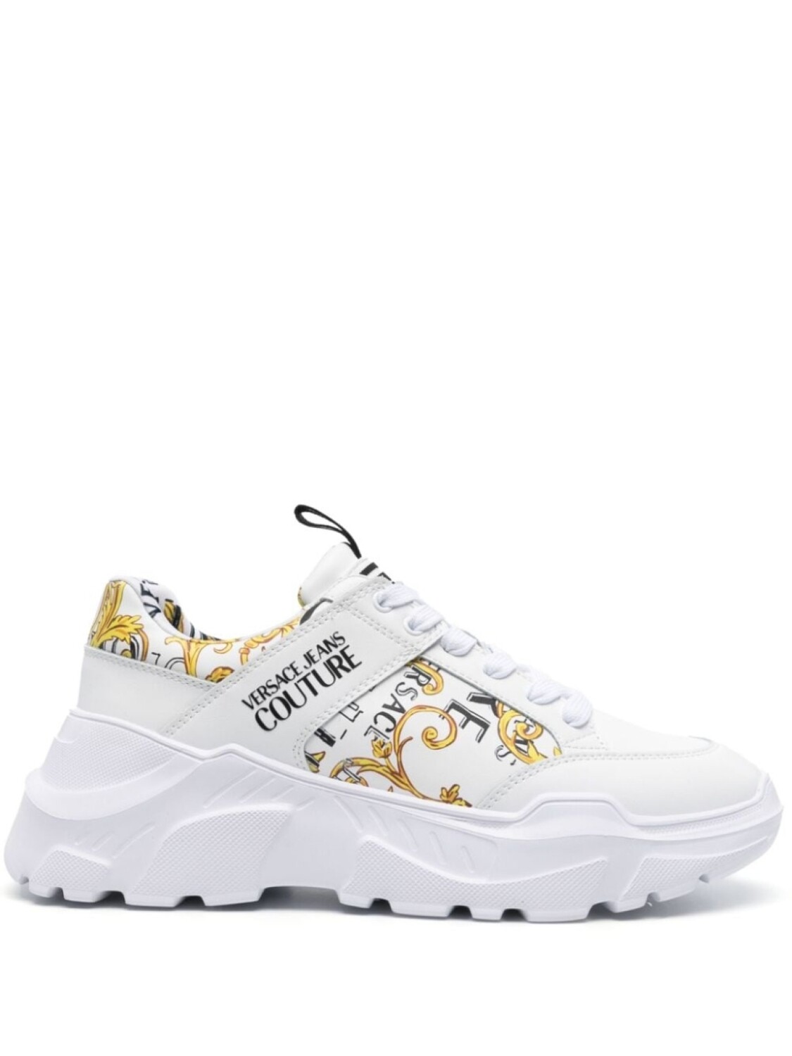 

Versace Jeans Couture кроссовки Speedtrack с принтом Baroccoflage, белый