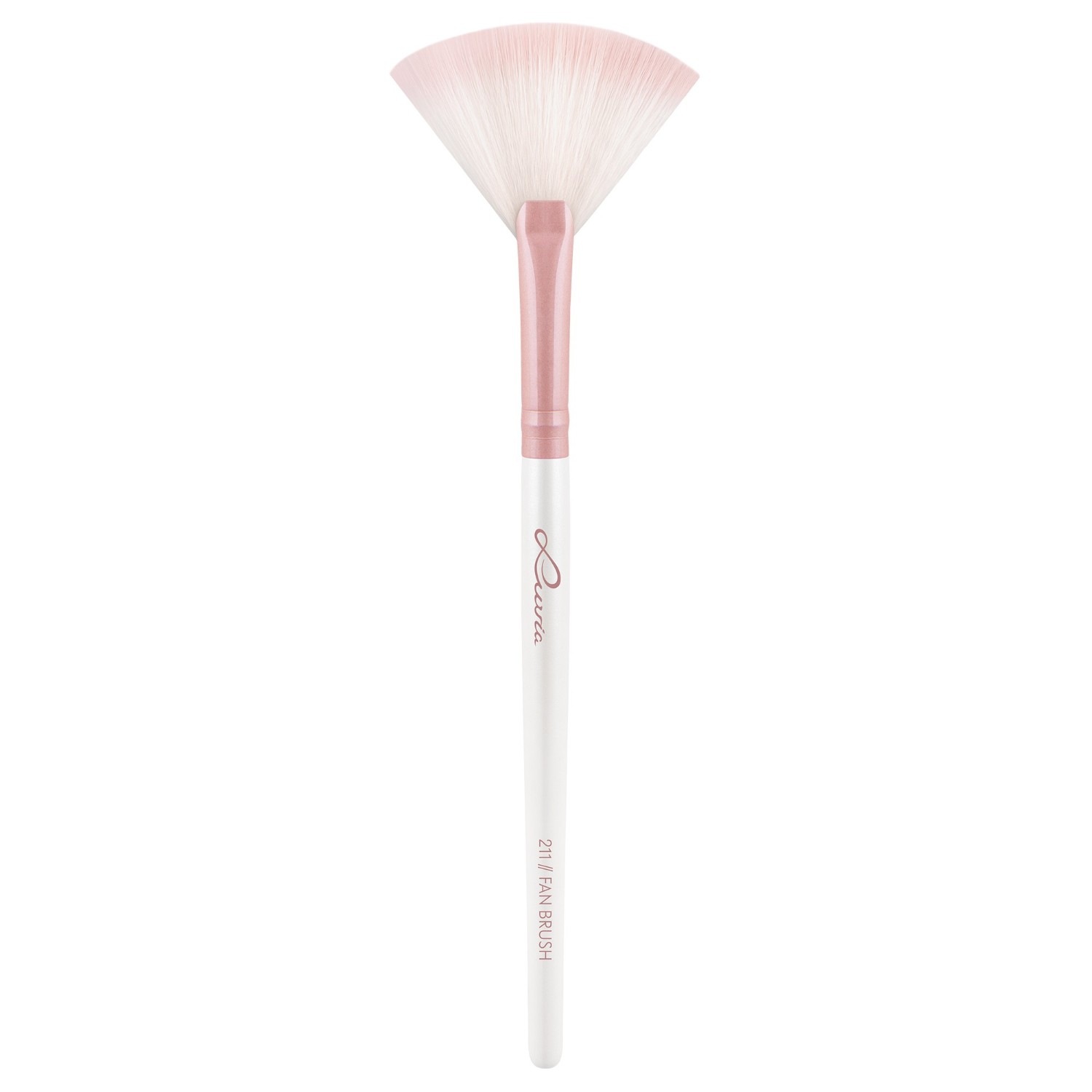 Кисть для пудры 211 // fan brush - prime vegan candy Luvia, количество 1 шт. — фото 2