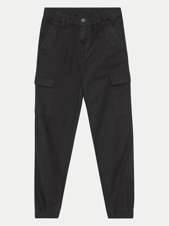 

Брюки из ткани regular fit Guess, черный