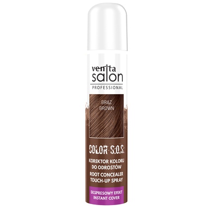 

Root Touch-Up Brown 75 мл — идеально подходит для покрытия корней Venita