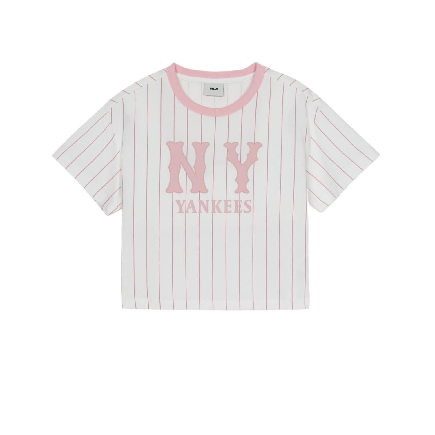 MLB KIDS Повседневная спортивная одежда New York Yankees SS25 розовая одежда для детей 3-7 лет — фото 2
