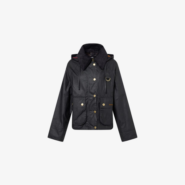 

Куртка Reighton с капюшоном из вощеного хлопка Barbour, мультиколор