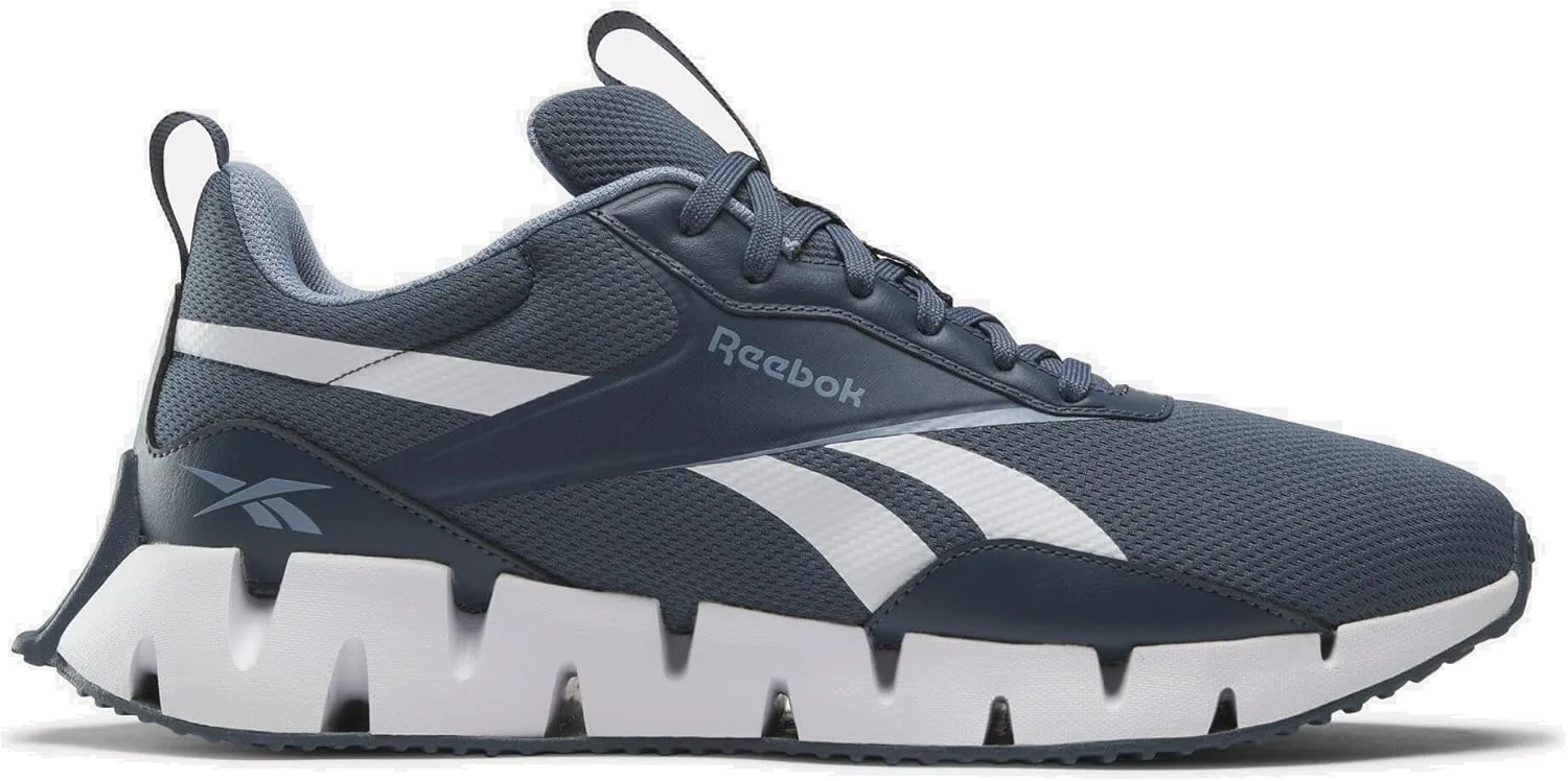 Кроссовки Reebok унисекс Zig Dynamica Str, белый/синий/синий