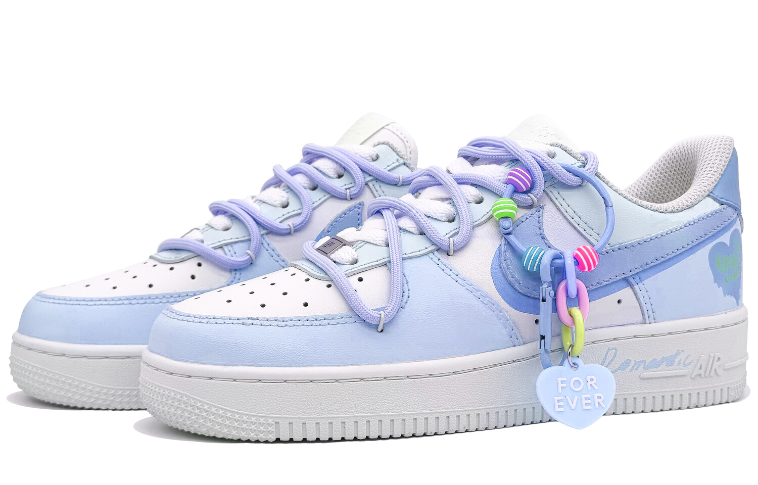 

Кроссовки Nike Air Force 1 Skateboarding Shoes Unisex Low-top Dark Blue, синий