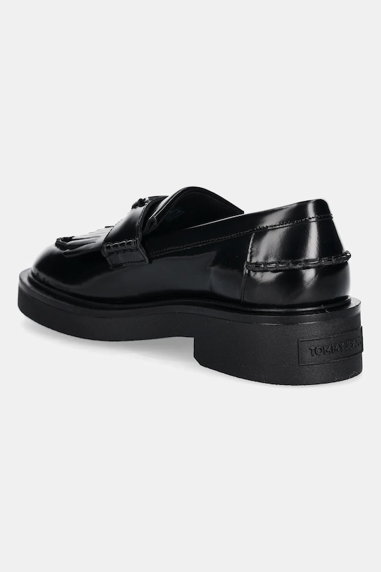 Кожаные мокасины TJW FRINGES LOAFER Tommy Jeans, черный — фото 3