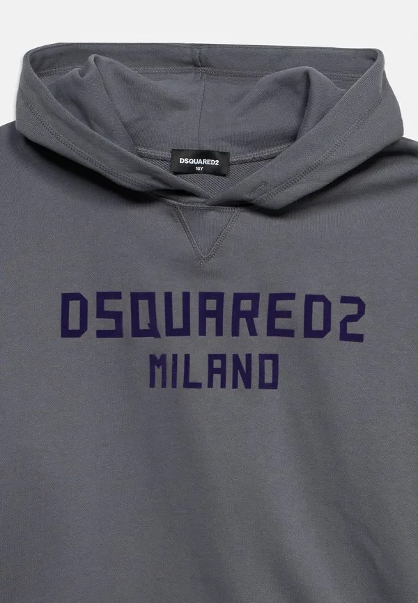 Худи унисекс свободного кроя Dsquared2, Charcoal Grey — фото 4